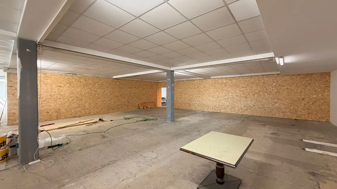 Der Laden im Juli 2026 als Baustelle