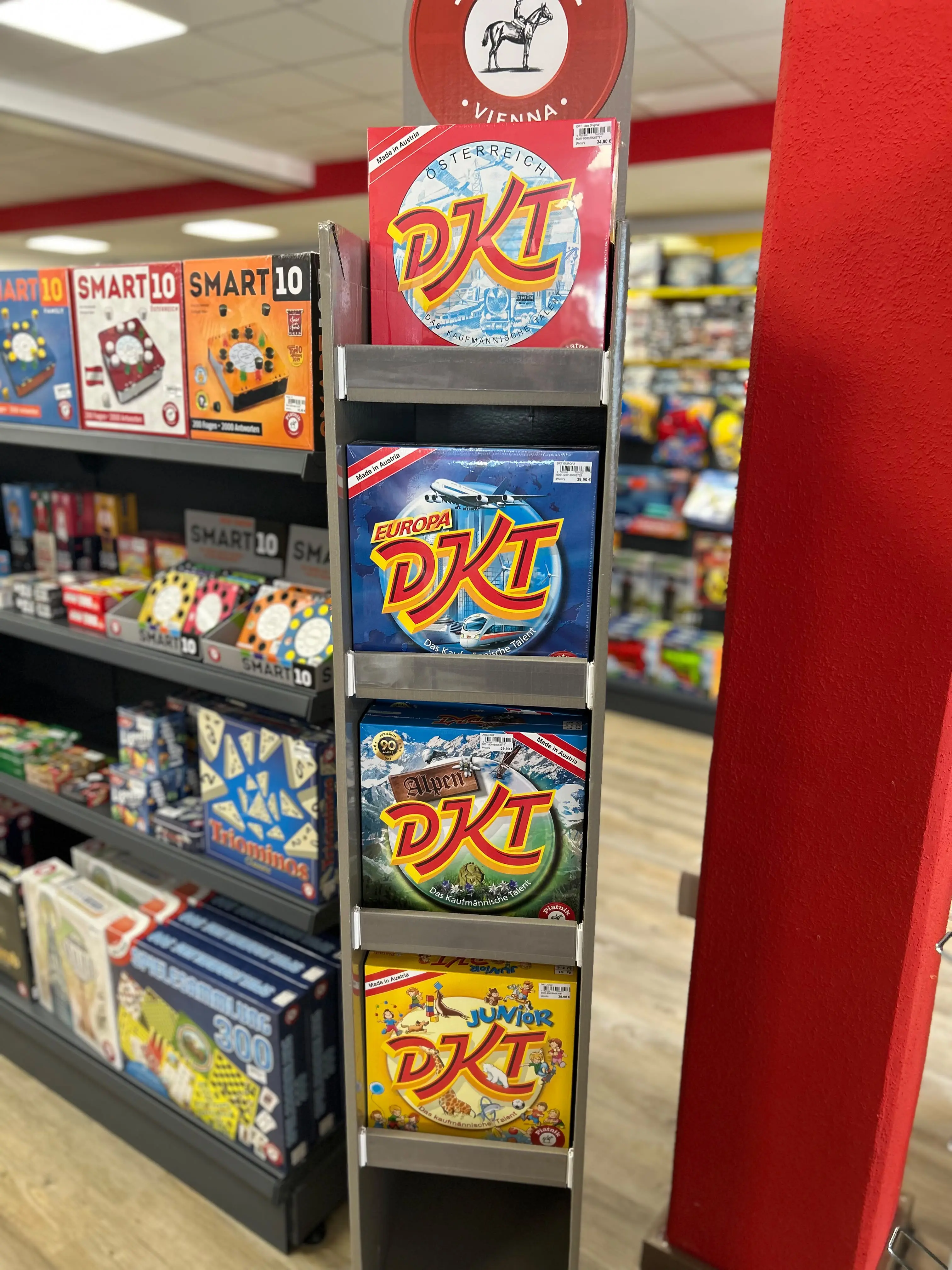 Piatnik-Spiele wie DKT im Regal bei Winni’s